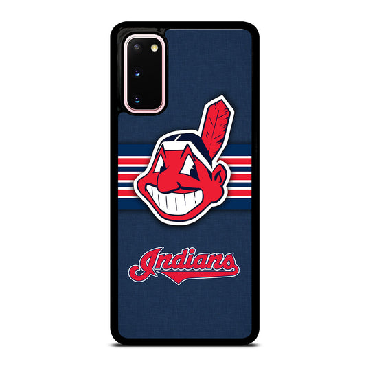 CLEVELAND INDIANS MLB STRIPE Samsung Galaxy S20 Case Cover