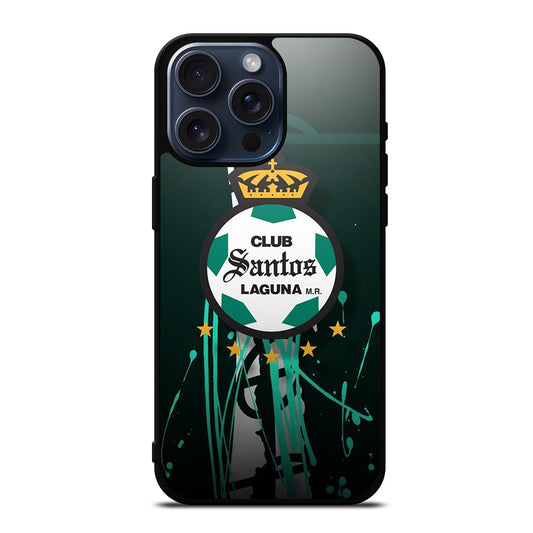 CLUB SANTOS LAGUNA FC LOGO 1 iPhone 15 Pro Max Case Cover