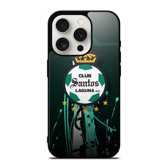 CLUB SANTOS LAGUNA FC LOGO 1 iPhone 15 Pro Case Cover