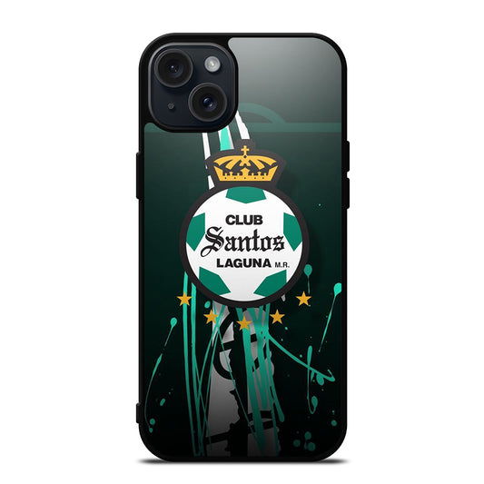 CLUB SANTOS LAGUNA FC LOGO 1 iPhone 15 Plus Case Cover
