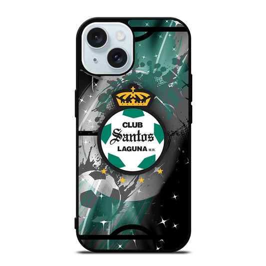 CLUB SANTOS LAGUNA FC LOGO 2 iPhone 15 Case Cover