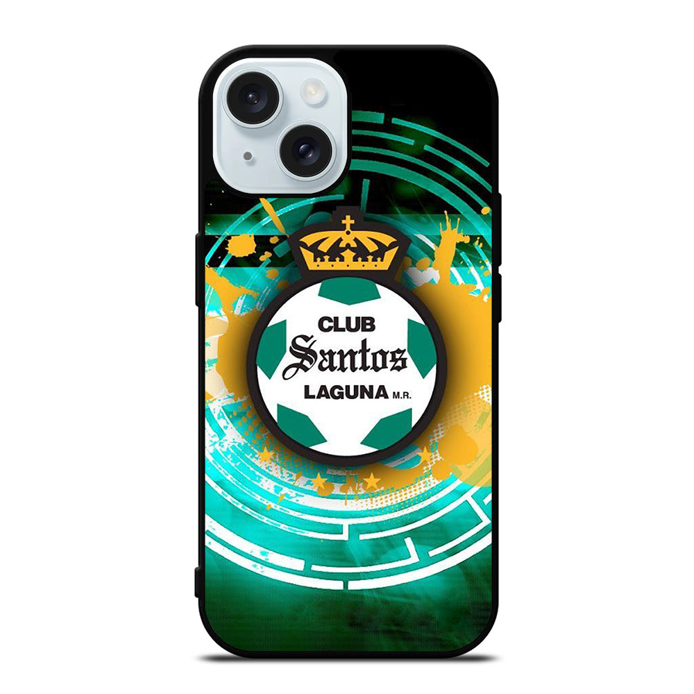 CLUB SANTOS LAGUNA FC LOGO 3 iPhone 15 Case Cover