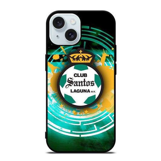 CLUB SANTOS LAGUNA FC LOGO 3 iPhone 15 Case Cover