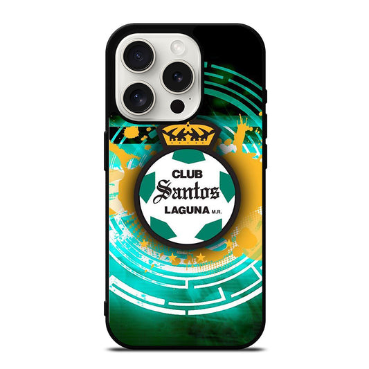 CLUB SANTOS LAGUNA FC LOGO 3 iPhone 15 Pro Case Cover