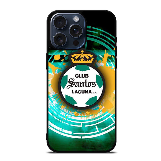 CLUB SANTOS LAGUNA FC LOGO 3 iPhone 15 Pro Max Case Cover