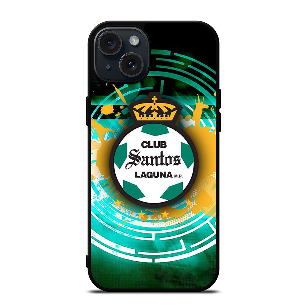 CLUB SANTOS LAGUNA FC LOGO 3 iPhone 15 Plus Case Cover