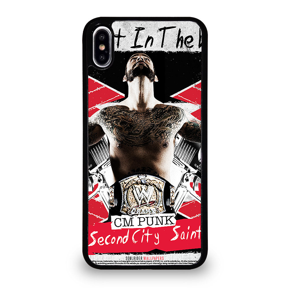 CM PUNK POSTER iPhone XS Max Case Cover