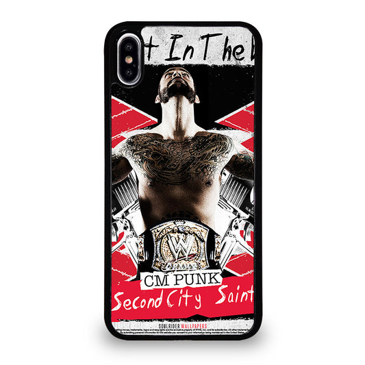 CM PUNK POSTER iPhone XS Max Case Cover