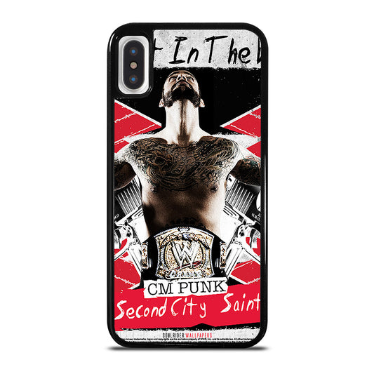 CM PUNK POSTER iPhone X / XS Case Cover