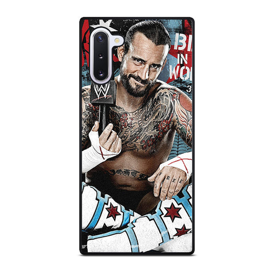 CM PUNK WRESTLER Samsung Galaxy Note 10 Case Cover