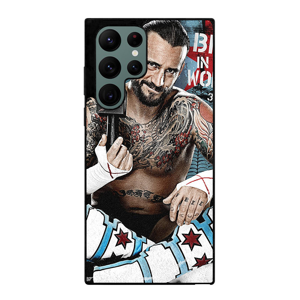 CM PUNK WRESTLER Samsung Galaxy S22 Ultra Case Cover