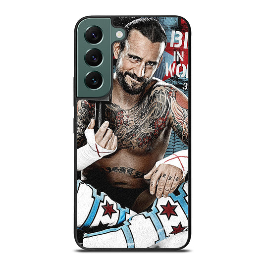 CM PUNK WRESTLER Samsung Galaxy S22 Case Cover