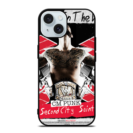 CM PUNK POSTER iPhone 15 Case Cover