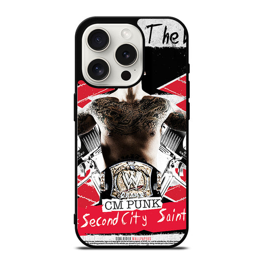 CM PUNK POSTER iPhone 15 Pro Case Cover