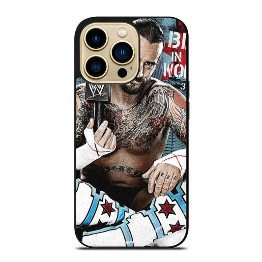 CM PUNK WRESTLER iPhone 14 Pro Max Case Cover
