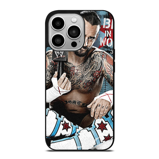 CM PUNK WRESTLER iPhone 14 Pro Case Cover