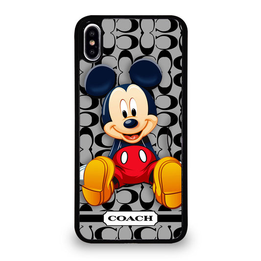 COACH MICKEY MOUSE CARTOON iPhone XS Max Case Cover