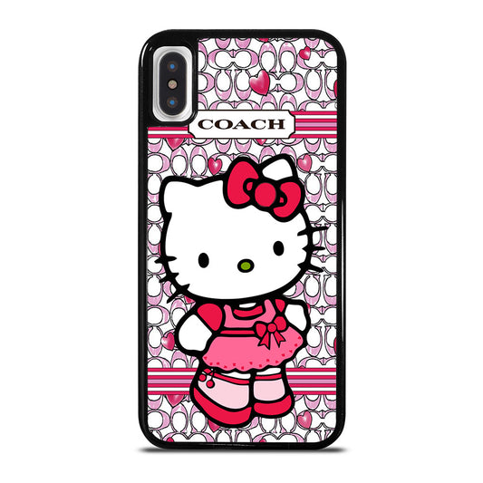 COACH NEW YORK HELLO KITTY 2 iPhone X / XS Case Cover