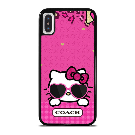 COACH NEW YORK HELLO KITTY 3 iPhone X / XS Case Cover