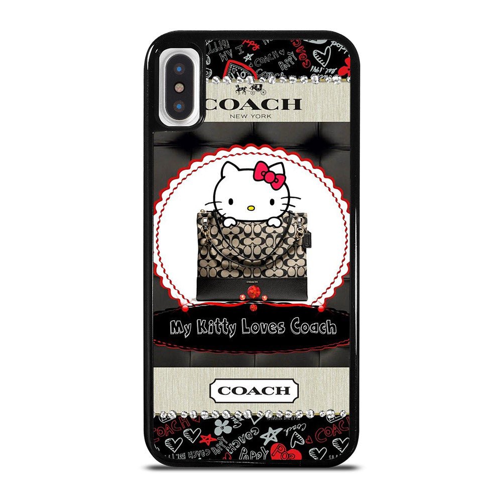 COACH NEW YORK HELLO KITTY iPhone X / XS Case Cover