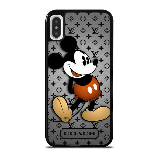 COACH PATTERN MICKEY MOUSE iPhone X / XS Case Cover