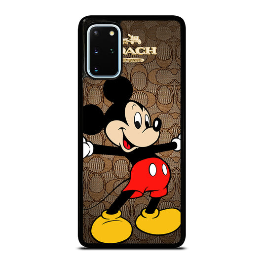 COACH BROWN MICKEY MOUSE 2 Samsung Galaxy S20 Plus Case Cover