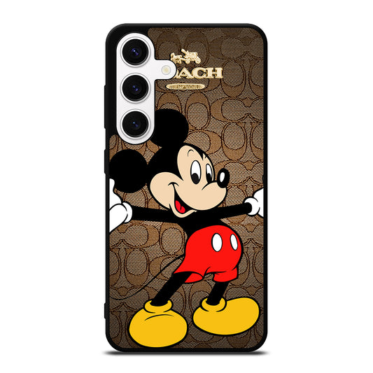 COACH BROWN MICKEY MOUSE 2 Samsung Galaxy S24 Case Cover