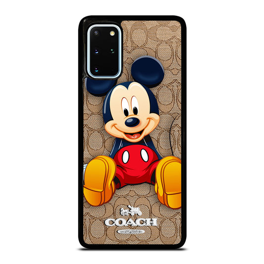 COACH BROWN MICKEY MOUSE Samsung Galaxy S20 Plus Case Cover