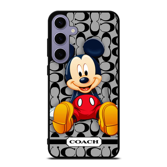 COACH MICKEY MOUSE CARTOON Samsung Galaxy S24 Plus Case Cover