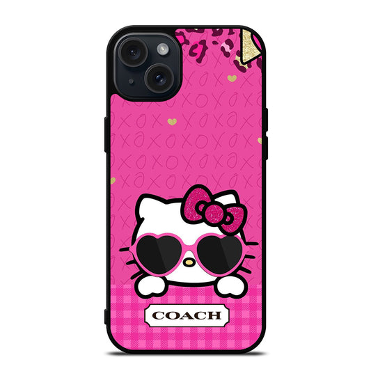 COACH NEW YORK HELLO KITTY 3 iPhone 15 Plus Case Cover
