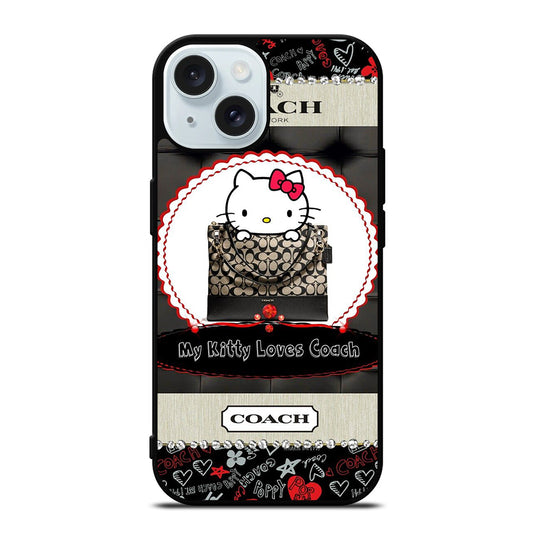 COACH NEW YORK HELLO KITTY iPhone 15 Case Cover