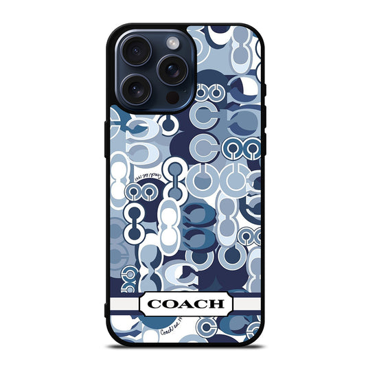 COACH NEW YORK SIGNATURE iPhone 15 Pro Max Case Cover