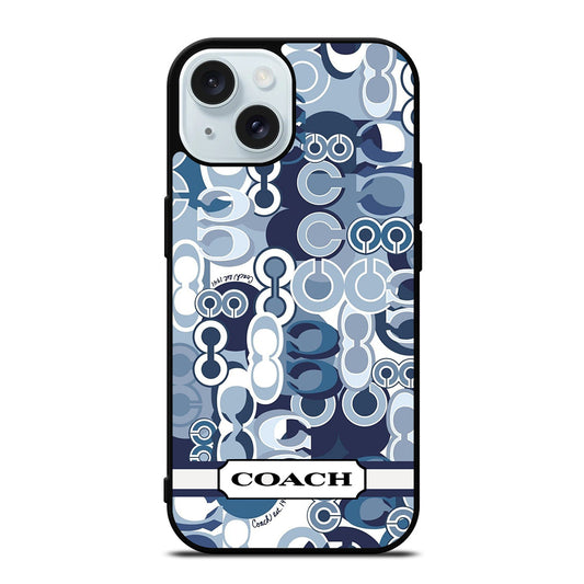 COACH NEW YORK SIGNATURE iPhone 15 Case Cover