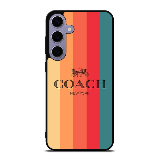 COACH NEW YORK STRIPE Samsung Galaxy S24 Plus Case Cover