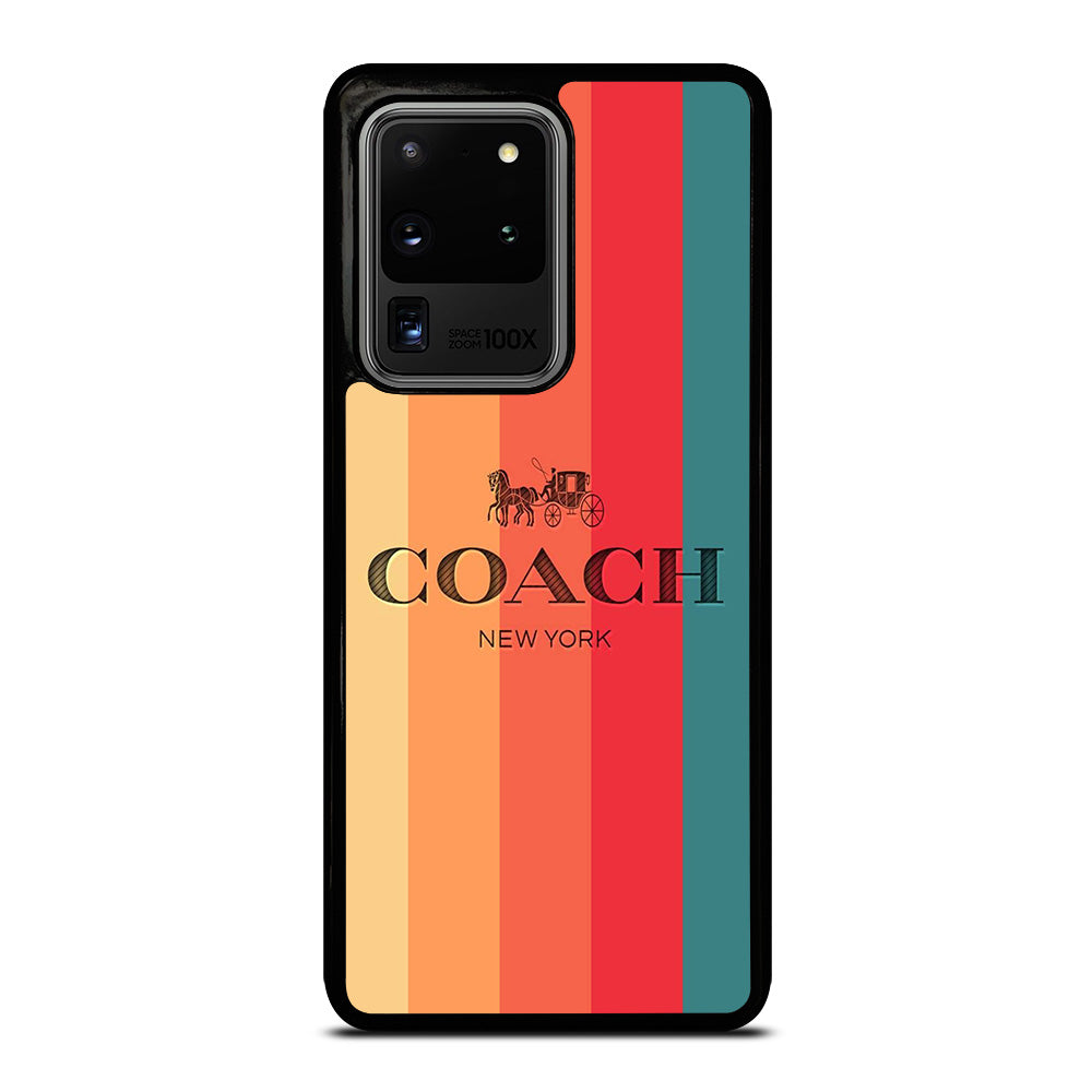 COACH NEW YORK STRIPE Samsung Galaxy S20 Ultra Case Cover