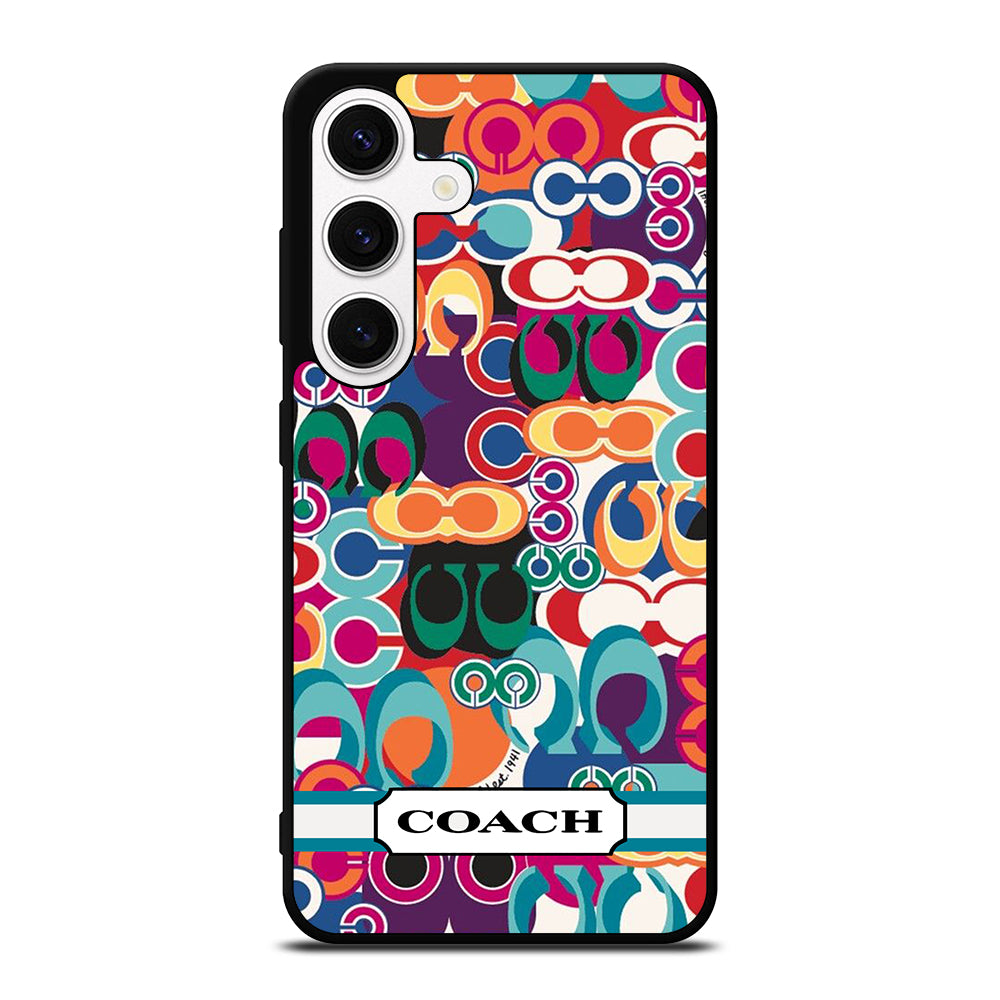 COACH PATTERN Samsung Galaxy S24 Case Cover