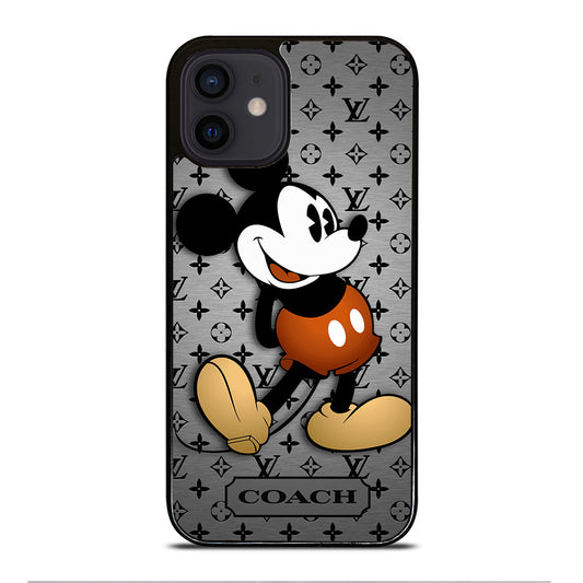 COACH PATTERN MICKEY MOUSE iPhone 12 Mini Case Cover