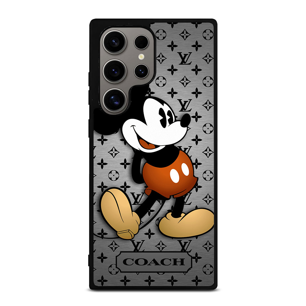 COACH PATTERN MICKEY MOUSE Samsung Galaxy S24 Ultra Case Cover