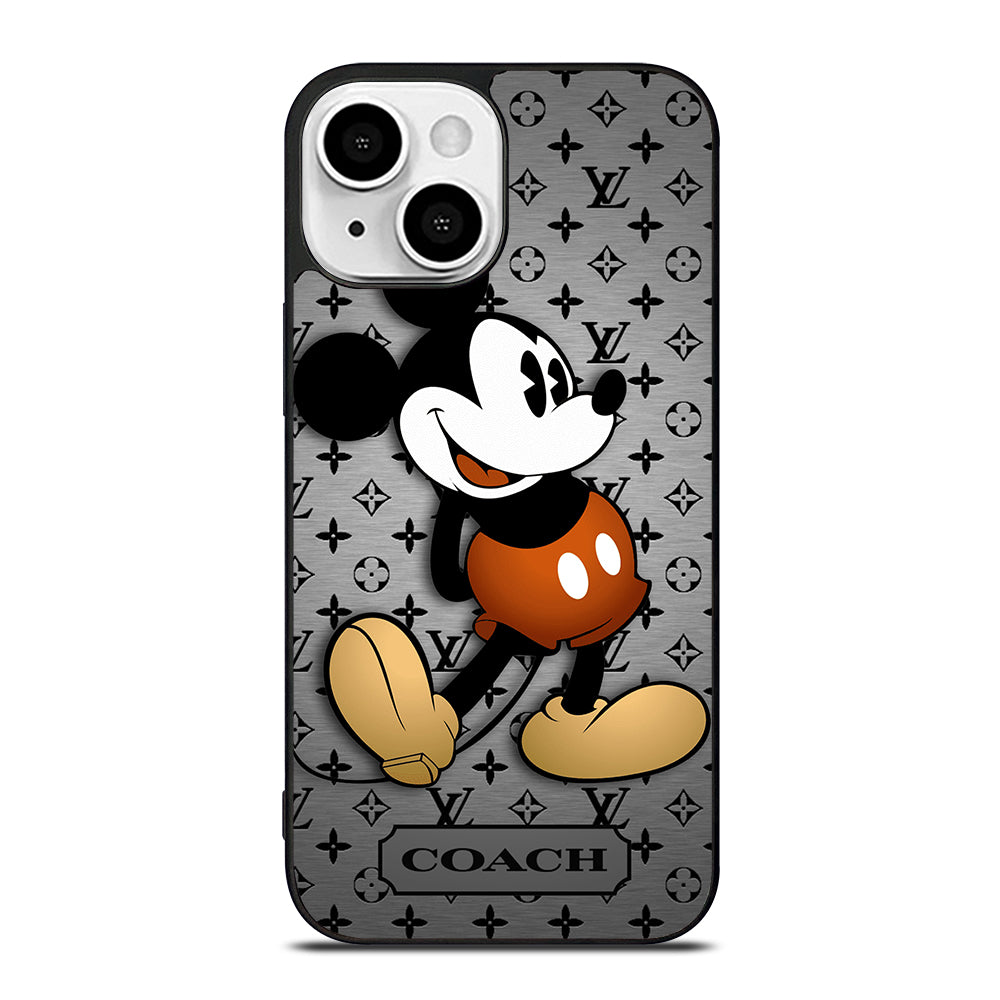 COACH PATTERN MICKEY MOUSE iPhone 13 Mini Case Cover