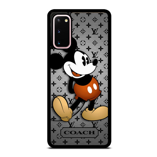 COACH PATTERN MICKEY MOUSE Samsung Galaxy S20 Case Cover