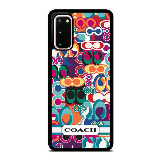 COACH PATTERN Samsung Galaxy S20 Case Cover