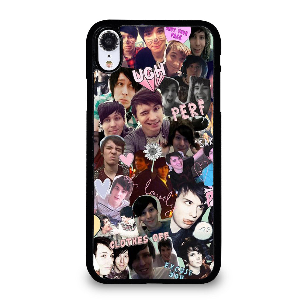 COLLAGE DAN AND PHIL iPhone XR Case Cover