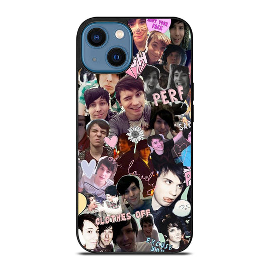 COLLAGE DAN AND PHIL iPhone 14 Case Cover