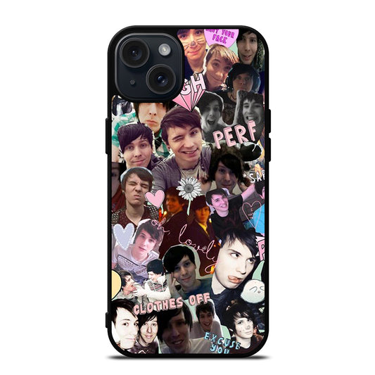 COLLAGE DAN AND PHIL iPhone 15 Plus Case Cover