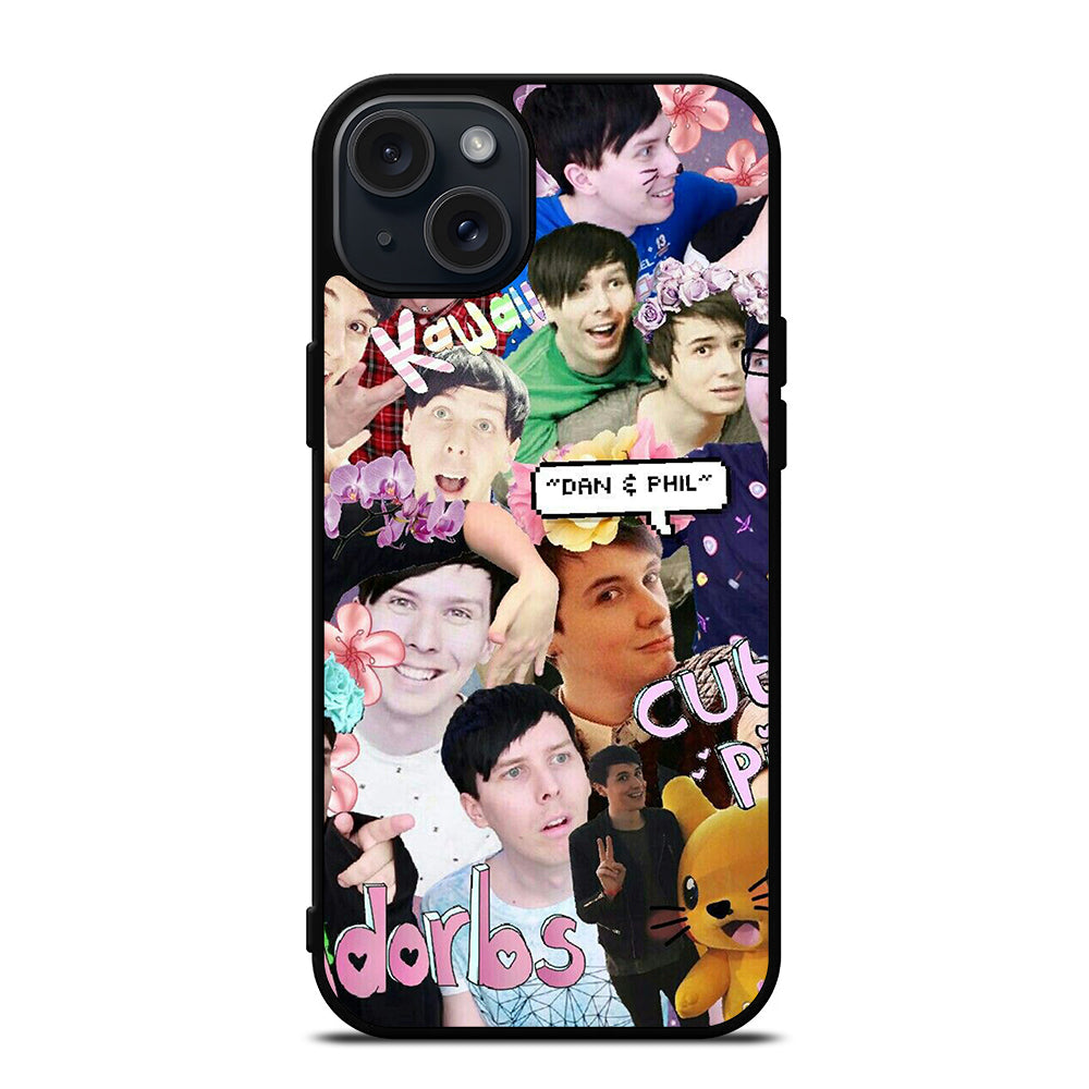 COLLAGE DAN AND PHIL 2 iPhone 15 Plus Case Cover