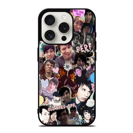 COLLAGE DAN AND PHIL iPhone 15 Pro Case Cover