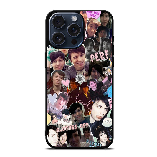 COLLAGE DAN AND PHIL iPhone 15 Pro Max Case Cover