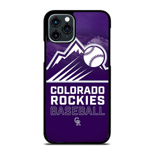 COLORADO ROCKIES BASEBALL 1 iPhone 11 Pro Case Cover