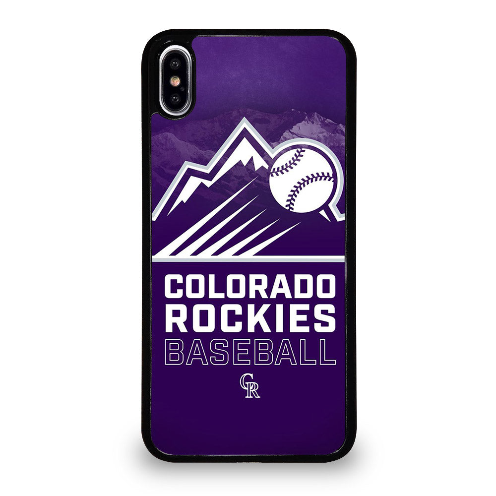 COLORADO ROCKIES BASEBALL 1 iPhone XS Max Case Cover