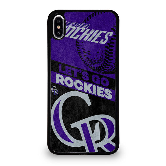COLORADO ROCKIES BASEBALL 3 iPhone XS Max Case Cover